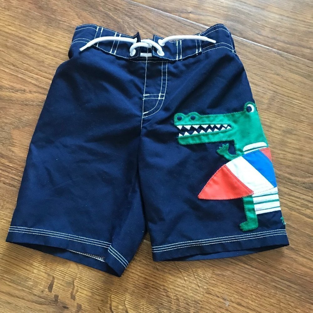 Gymboree alligator Swim Trunks